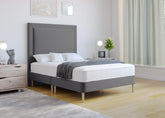 Divan Bed Queen Set On Wooden Legs - Vizbeds